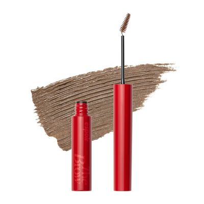Espoir The Brow Color Fixing Cara #2 Taupe 0.1 fl oz | Easy Fixing without Clumping with Skinny Brush | Long Lasting Smudgeproof Eyebrow Mascara | Soft Mood Coloring Tinted Gel | Korean Eye Makeup