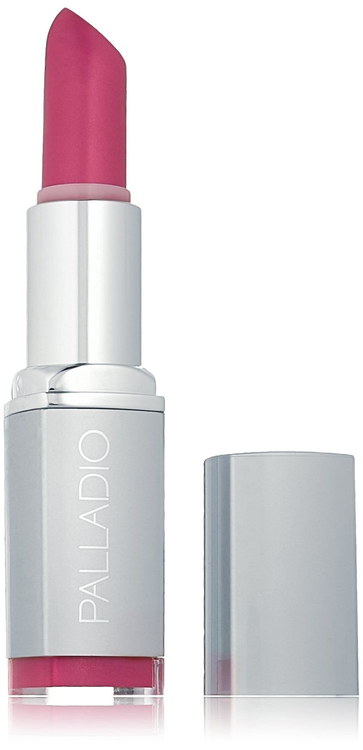 Palladio Herbal Lipstick, Rich Pigmented and Creamy Lipstick, Infused with Aloe Vera, Chamomile &amp; Ginseng, Prevents Lips from Drying, Combats Fine Lines, Long Lasting Lipstick, Silver Rose