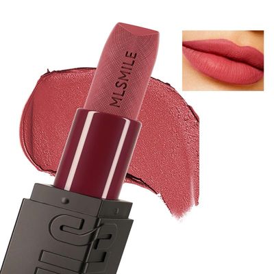 Easilydays Matte Velvet Lipstick for Women, Nude Pink Moisturizing Lipstick Long Lasting Waterproof Lip Gloss Stick, Richly Pigmented Silky Creamy Full Coverage Lip Color Makeup, 04 Rose Nude Cherry#