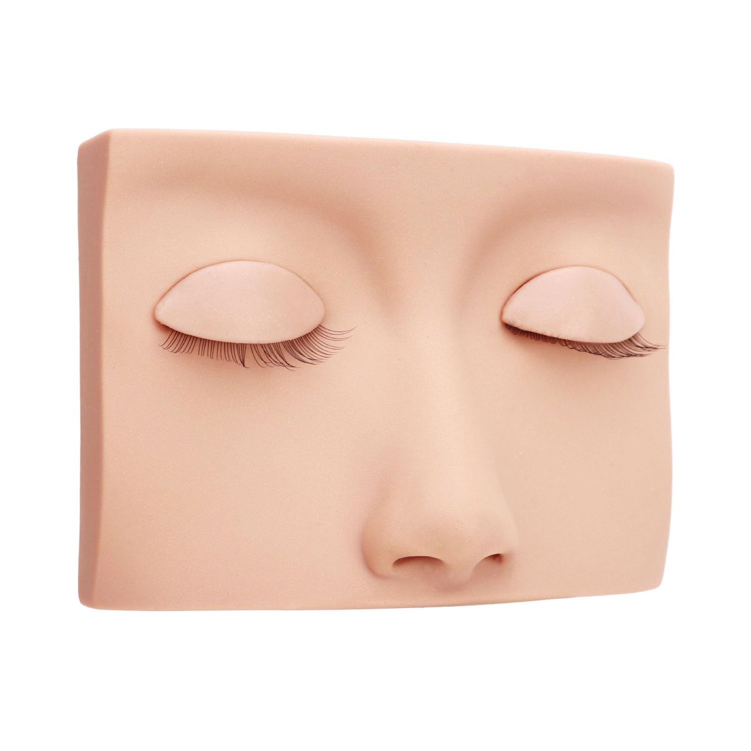 Lash Mannequin Head, Removable Silicone Replacement Eyelash Mannequin Head, Lash Extension Training Practice Head Eye Lash Extension for Lash Practice Makeup Eyelash Extensions ()