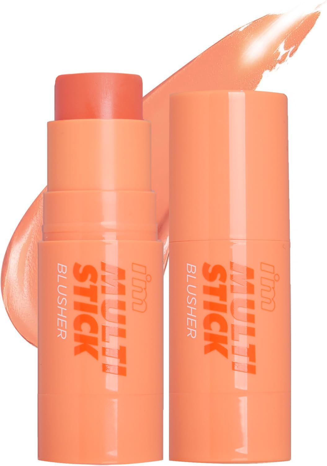 I&#39;M MEME I&#39;m Multi Stick | Blusher Stick for Face | Easy Blending Matte Finish Formula Suitable for Beginners | Blusher 002 Coral