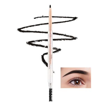 Boobeen Precision Eyebrow Pencil, Micro Waterproof Brow Pen with Spoolie Brush, Long Lasting Eyebrow Colors, Create Perfectly Natural Brow Shaper