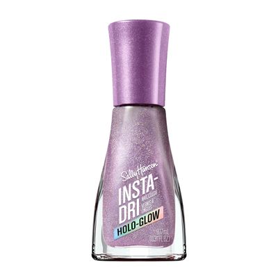 Sally Hansen Insta-Dri Holo-Glow, Lustrous Lilac, Quick Dry, Long Lasting, Streak-Free Shine, Metallic Purple Nail Polish