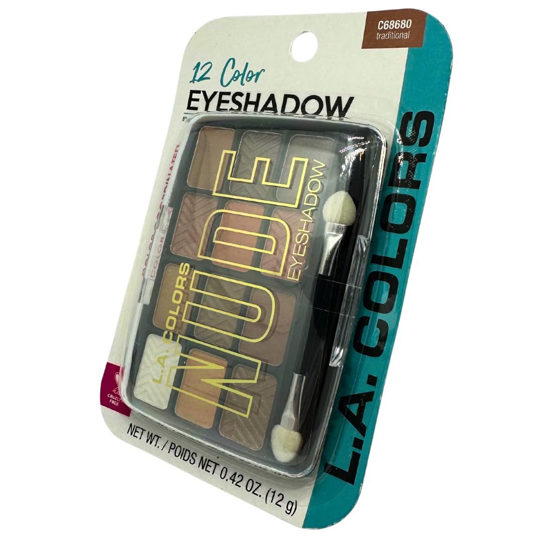 L.a. Colors Expressions - 12 Color Eyeshadow Traditional