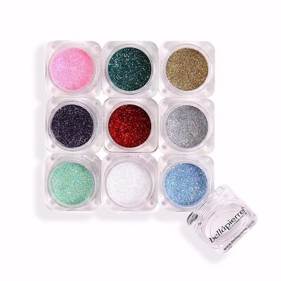 bellapierre Shimmer Powder 9 Stack | Paraben Free Eyeshadow | Vegan &amp; Cruelty Free Eye Makeup - 9 Count - Glamour