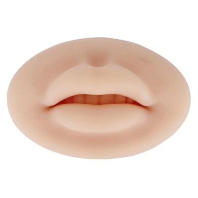 ZJchao 3D Fake Lips, Silicone Fake for Lips Practice Semi Permanent Skin Fake Lips Fake Skin Lips Open Mouth Silicone Lips Model Practice Skin for Training Lips Makeup Artists