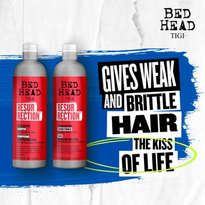TIGI Bed Head Shampoo &amp; Conditioner For Damaged Hair Resurrection Infused With The Resurrection Plant 2 x 25.36 fl oz