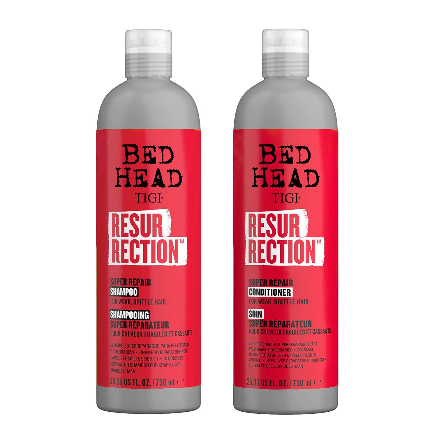 TIGI Bed Head Shampoo &amp; Conditioner For Damaged Hair Resurrection Infused With The Resurrection Plant 2 x 25.36 fl oz