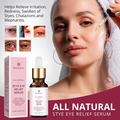 Roycederm Stye Eye Treatment Serum Natural Stye Remover for Styes Chalazion and Blepharitis - Safe &amp; Fast Relief