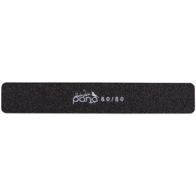 10pcs - PANA Jumbo Double-Sided Emery Nail File for Manicure, Pedicure, Natural, and Acrylic Nails - Black (Grit 8080)