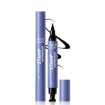 SACE LADY Eyeliner Stamp, Black Cat Eye Liner Make Up Waterproof Long Lasting Smudge-Proof High Pigmented Natural Eyes Makeup
