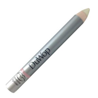 DuWop Cosmetics Reverse Lipliner, Nude - Colorless, Matte Pencil to Perfectly Shape Lips and Prevent Lipstick Feathering
