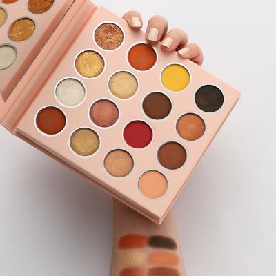 VavaSans Sunset Blvd Eyeshadow Palette 16 Colors Brown Nude Earth Tone Matte Glitter Shimmer Eye Shadow Long Lasting High Pigmented Blendable Smokey Eyeshadow Powder Makeup
