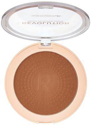 Makeup Revolution Mega Bronzer Powder, Matte Finish, For Light To Deep Skin Tones, Vegan &amp; Cruelty Free, Cool, 0.52 oz15g