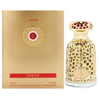 Lattafa Emeer Eau de Parfum Spray for Unisex, 3.4 Ounce