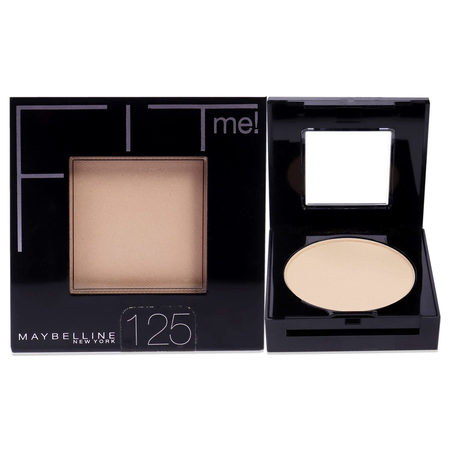 Maybelline New York Fit Me Set  Smooth Powder Makeup, Nude Beige, 0.3 oz.