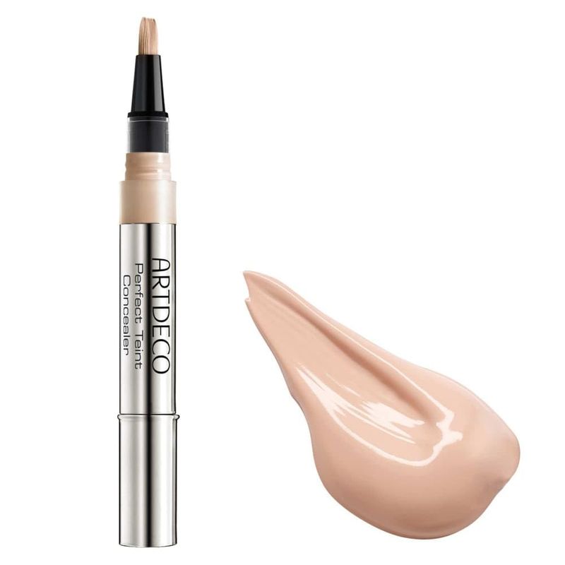 ARTDECO Perfect Teint Concealer - Peach N03 - Light-Reflecting Concealer with Brush Applicator - No Signs of Tiredness - Medium Coverage - Water-Resistant - Long Lasting - Makeup - 0.07 Fl Oz