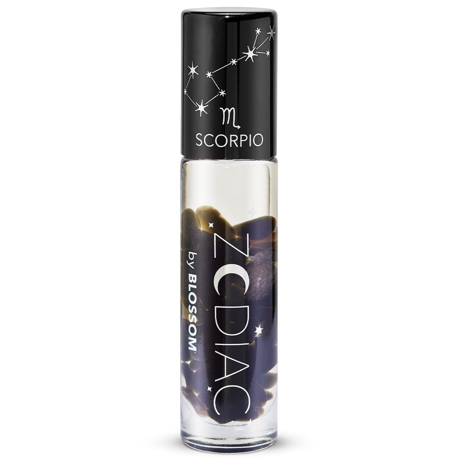 Blossom Lip Gloss Zodiac Sign Vanilla Scented Roll-On Lip Gloss, Moisturizing  Hydrating with Zodiac Crystals, Made in USA, 0.20oz, Scorpio