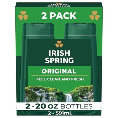 Irish Spring Original Clean Body Wash, 20 Oz, 2 Pack
