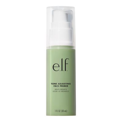 e.l.f. Tone Adjusting Face Primer, Makeup Primer For Neutralizing Uneven Skin Tones &amp; Redness, Grips Makeup To Last, Vegan &amp; Cruelty-free, Large