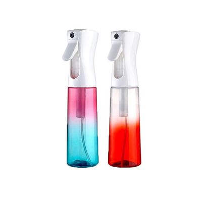 (2 Packs) Hair Spray Bottles, Continuous Water Mister Spray Bottle Empty for Hairstyling, Skin Care, Cleaning and Plant Spraying, 300ml/ 10 Oz (RED+BLUE)