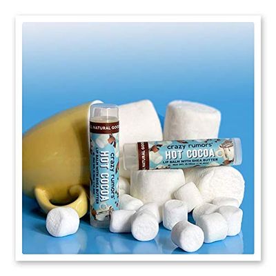 Crazy Rumors Hot Cocoa Lip Balm. 100% Natural, Vegan, Plant-Based, Made in USA (1-Pack)