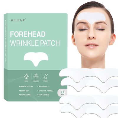 FDA cleared Forehead Wrinkle Patches 12Pcs - Anti Wrinkle Patches with Vitamin E, Aloe, Anti Wrinkle Patches, Anti Wrinkle Patches Treatmen Care to Smooth Fine Lines &amp; Wrinkles.