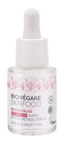 BIO:VEGANE SKINFOOD Organic Red Algae Slow Age Super Phyto-Retinol Serum For All Skin Types 0.5 fl oz (15 ml), 1