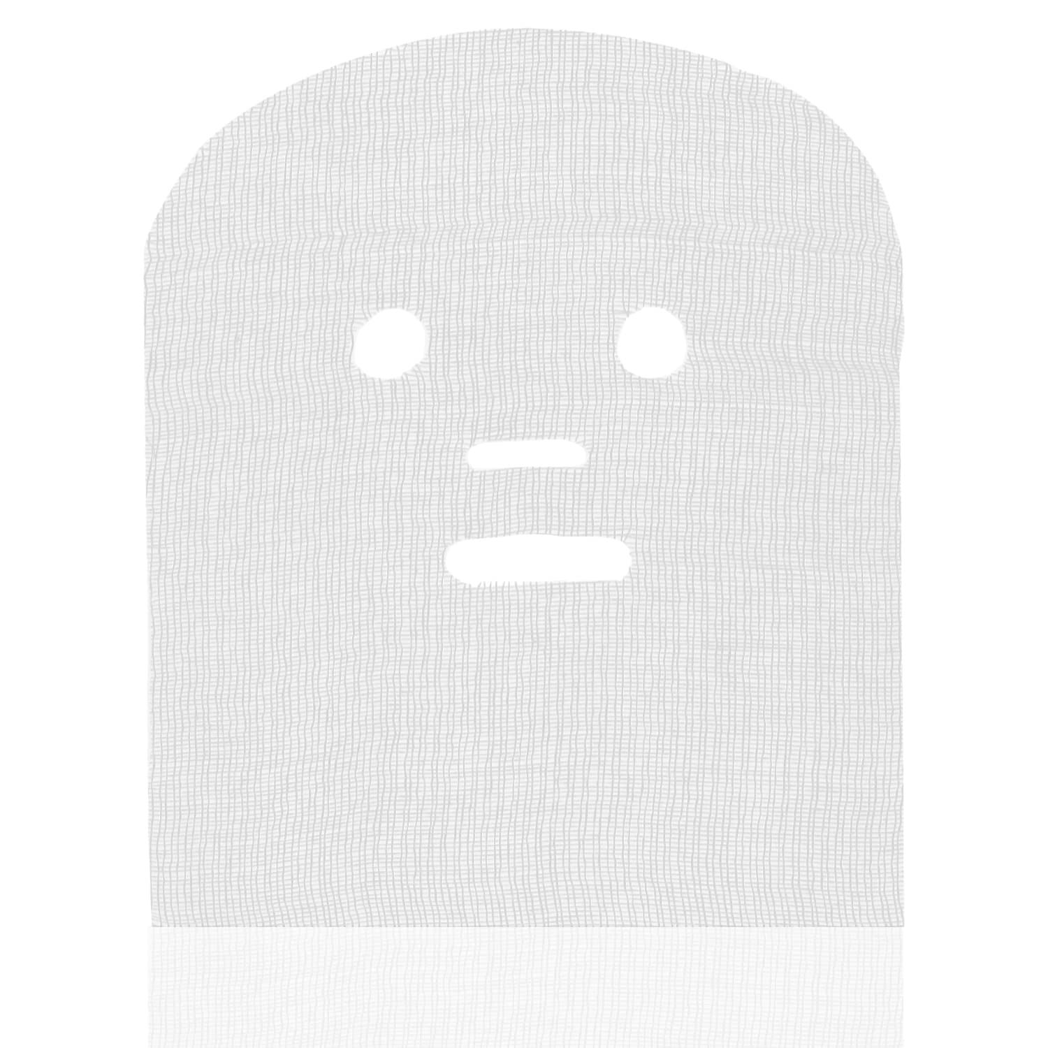 Gauze Face Mask,200 Pack Soft High Frequency Gauze Face Pads White Net Face Gauze Mask,Skin Care Mask Fiber Paper Sheet for Women Girls Beauty Salons Home Facial Natural Spa DIY (10.8 x 11.8 inches)