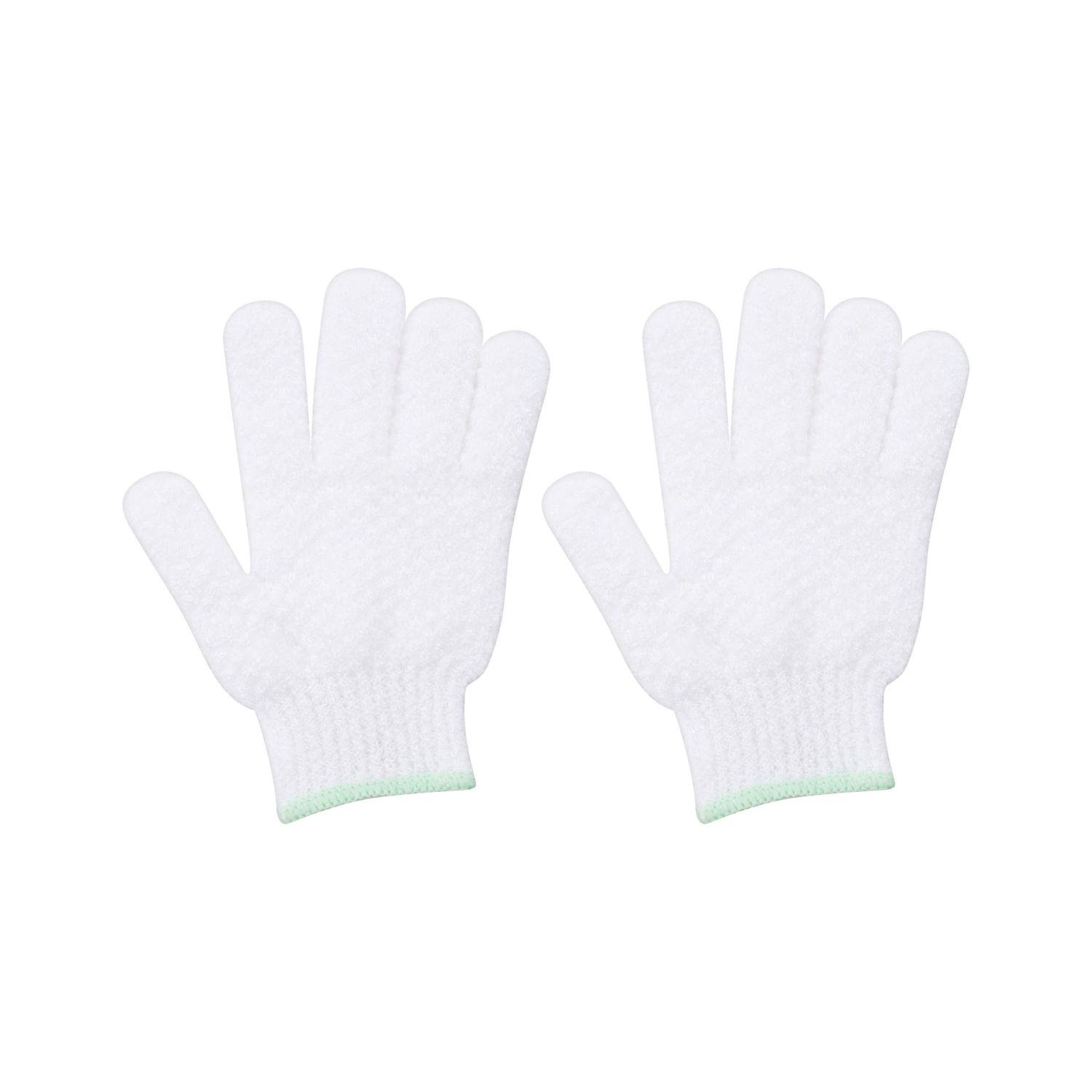 EcoTools Gentle Bath + Shower Gloves, Exfoliating Gloves Remove Dead Skin &amp; Cleanse The Whole Body, Bath Gloves Infused with Avocado Oil to Scrub &amp; Hydrate, Cruelty Free, 1 Pair (2 Gloves)