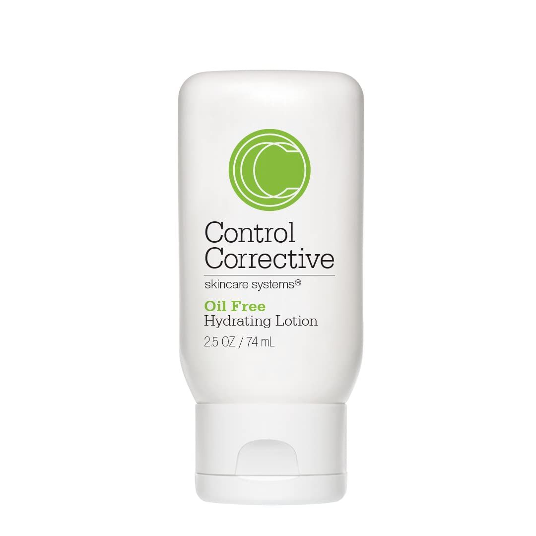CONTROL CORRECTIVE Oil Free Hydrating Lotion, 2.5 Oz - Lightweight, Silky, Non-Comedogenic, Oil-Free, Facial Moisturizer, Leaves Skin Hydrated And Glowing, Calms, Purifies, Tones, Repairs, Balances