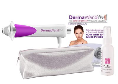 DermaVitl - Facial Wand - Derma Wand Pro Portable Handheld Skin Therapy Wand Machine Argon/Neon - Anti-Aging,