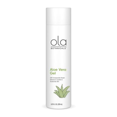 Dr. Mercola Ola Botanicals Aloe Vera Gel (8.75 Fl. Oz.), Made with Honeysuckle Flower Extract, Soothe &amp; Moisturize Skin, Leaping Bunny Certified