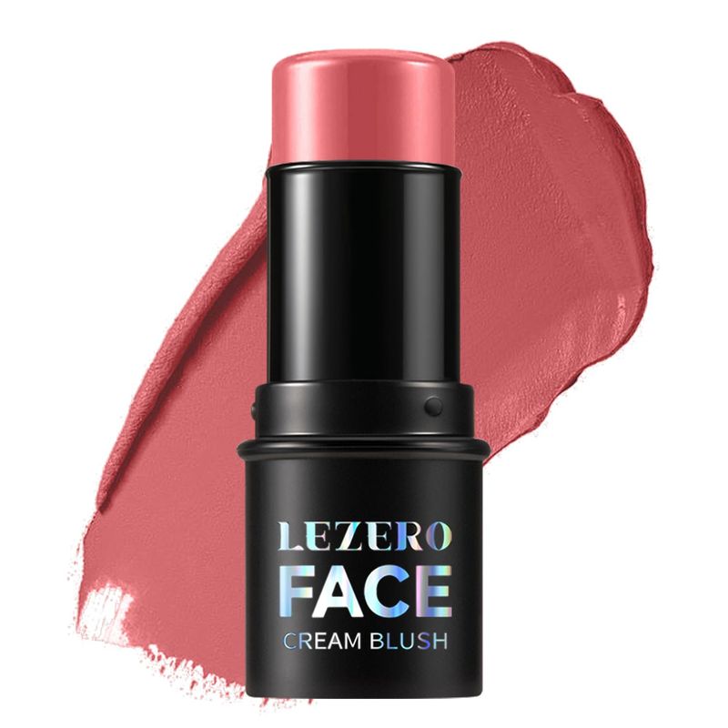 Blush Stick, Multi-use Blush Stick for Cheeks, Eyes, Lips, Silky Creamy Face Stick for Old Women &amp; Mature Skin, Blendable and Buildable Color, Long Lasting Waterproof Non-greasy Formula (#20, Blush)