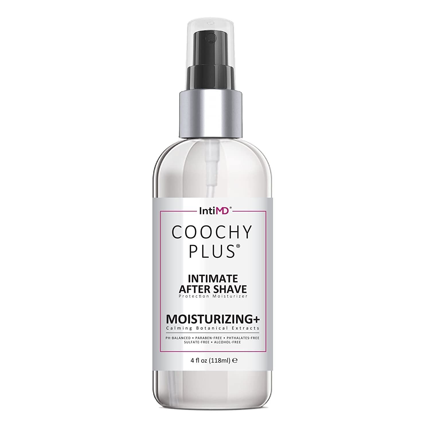 COOCHY Intimate After Shave Protection Moisturizer Plus By IntiMD: Delicate Soothing Mist For The Pubic Area &amp; Armpits - Antioxidant Formula For Razor Burns, Itchiness &amp; Ingrown Hairs