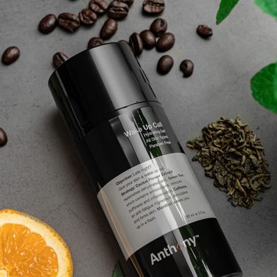 Anthony Wake Up Call, 3 Fl Oz, Face and Anti-Puffiness - Tired Skin Refresher &amp; Moisturizer with Caffeine, Menthol, Green Tea, and Shea Butter