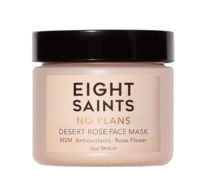 Eight Saints No Plans Clay Face Mask Skin Care Product, Natural and Organic Pore Reducing Clay Facial Mask to Remove Blemishes, Acne, Oil, and Impurities, 2 Ounces