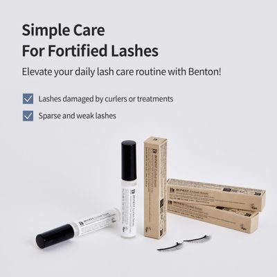 BENTON HONEST Eyelash Serum - Korean Skin Care Lash Serum with Hyaluronic Acid &amp; Peptides | Eyelash Growth &amp; Eyebrow Growth Serum (0.33 fl oz)