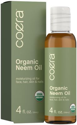 Coera Neem Oil | 4 fl oz | Certified Organic | Moisturizing for Face, Hair, Skin, &amp; Nails | Free of Parabens, SLS, &amp; Fragrances