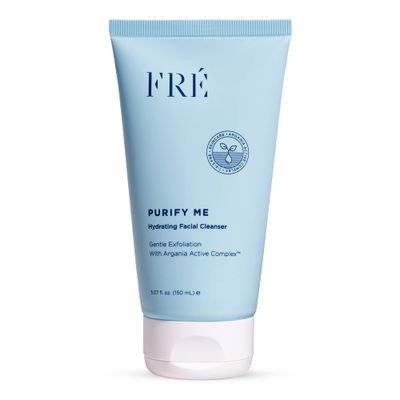 Facial Cleanser Gentle Hydrating, PURIFY ME by FRE Skincare - Face Exfoliator Minimize the Appearance of Pores, Blemishes &amp; Breakouts - Deep Exfoliation &amp; Hydration for Clear Skin - 5.07 oz