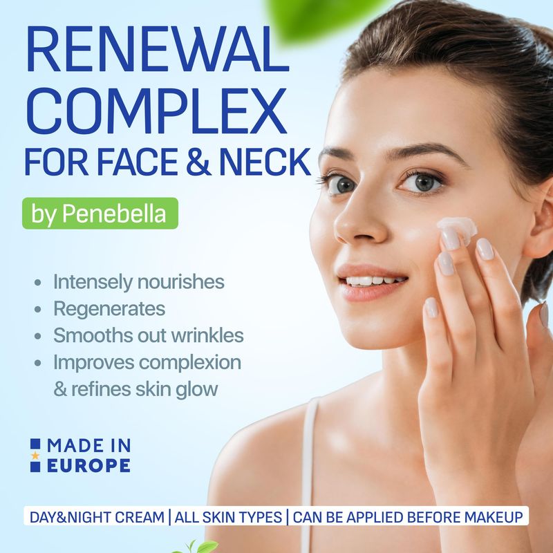 Face &amp; Neck Cream for Tightening and Firming - Hyaluronic Acid 4D, Vitamin E + B5, Elastin - Made in Europe - Lift &amp; Firm Cream - Face Moisturizer Anti Aging Treatment for All Skin