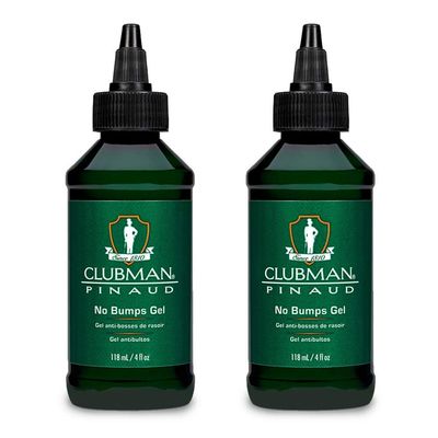 Clubman Pinaud Shave Gel No Bumps After Shave for Men Sensitive Skin 4 oz 2 Pack