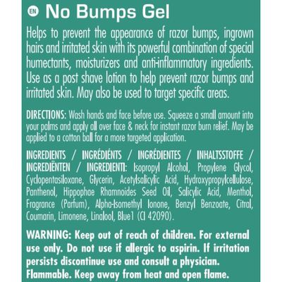 Clubman Pinaud Shave Gel No Bumps After Shave for Men Sensitive Skin 4 oz 2 Pack