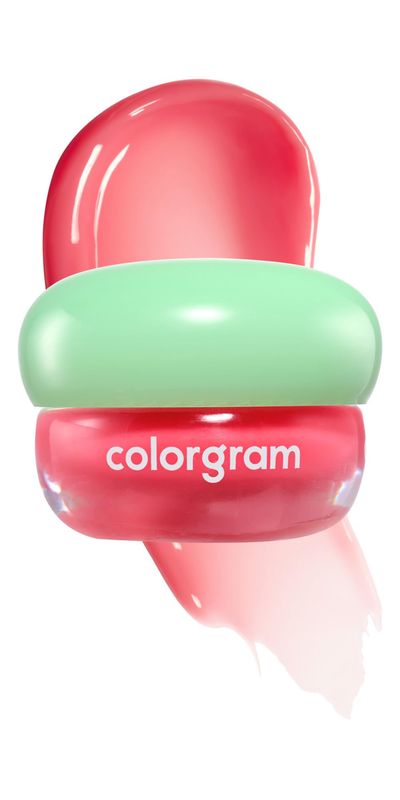 COLORGRAM Tintin Dory Lip Jam 03 Peach Jam | Tinted Lip Jam, Hydrating &amp; Plumping Lip Balm with Lightweight, Non-Sticky Formula | Clear Radiance &amp; Semi-Transparent Color
