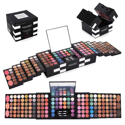 Eyeshadow Palette Cosmetics,Contour Palette Maquillaje Para Mujer,makeup Kit for Women Full Kit,With 142 Color Eyeshadow 3 Color Blush 3 Color Eyebrow Powder