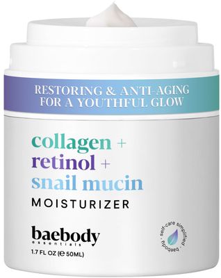 Baebody Collagen Retinol Snail Mucin Face Moisturizer, Anti Aging Moisturizer Face Cream for Fine Lines, Anti Wrinkle Cream for Face (1.7 fl oz)