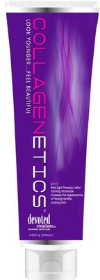 Collagenetics 2-in-1 Red Light Therapy Prep &amp; Tanning Lotion - 9 oz.