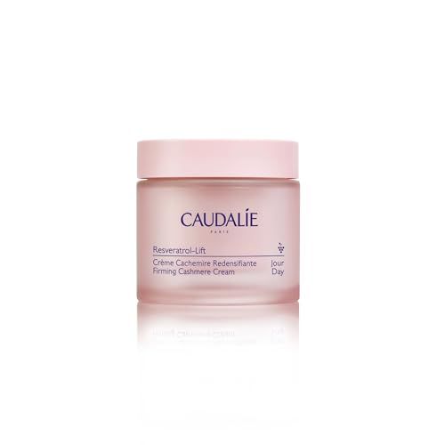 Caudalie Resveratrol Lift Retinol Alternative Firming Cashmere Cream, Anti-Aging Moisturizer with Resveratrol, Hyaluronic Acid &amp; Vegan Collagen, Refillable Jar, 1.6 oz