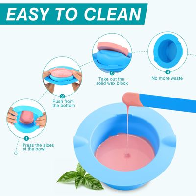 3 lb Hard Wax Beads, All-purpose Wax Beans with Silicone Wax Pot for Sensitive Skin, Brazilian Coarse Waxing for Bikini, Face, Eyebrow, Back, Chest, Legs, Armpit, Women Men, Lavender