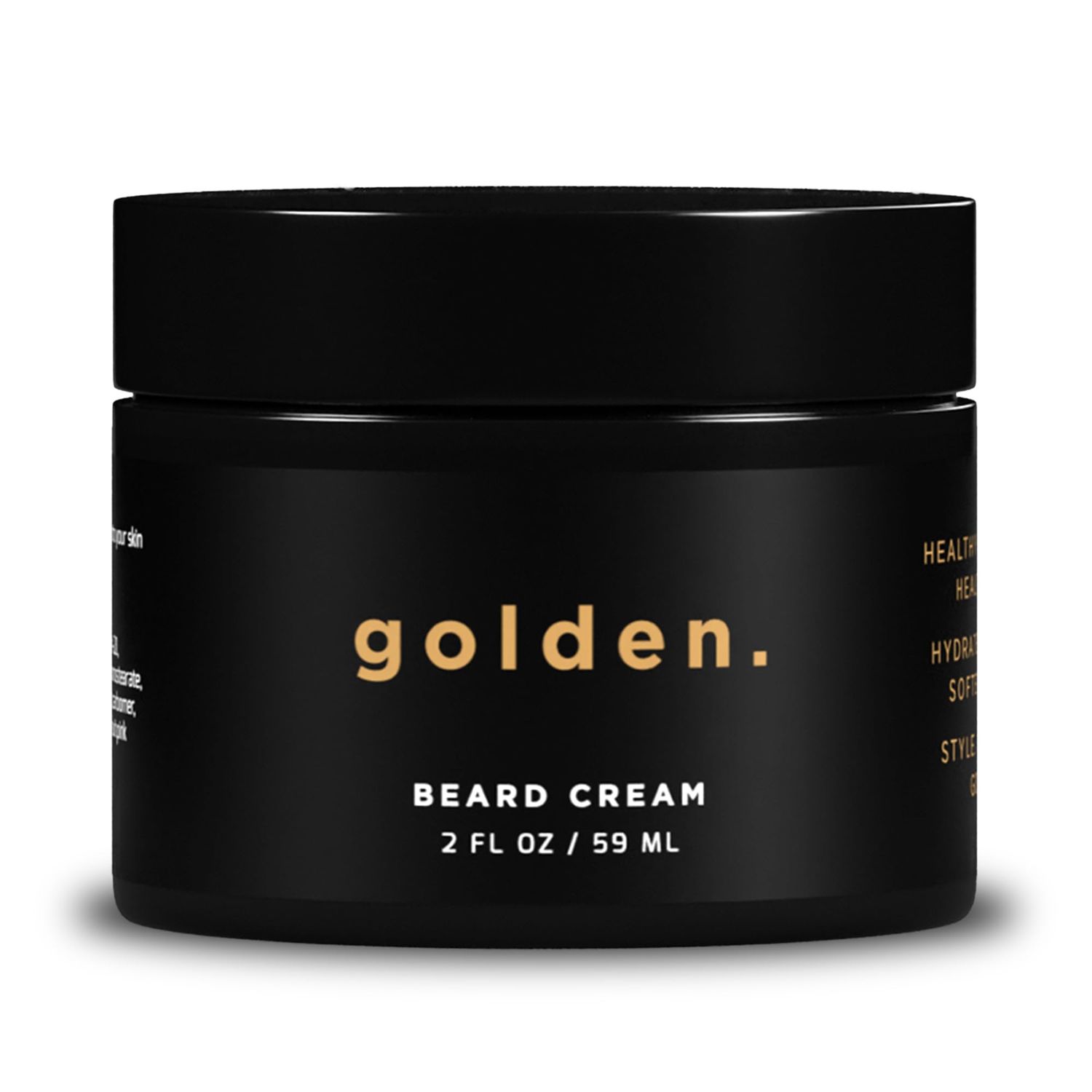 Golden Grooming Beard Oil &amp; Balm Bundle for Men - Natural Growth Kit with Shea Butter - Tame, Moisturize &amp; Style Your Beard - Beard Cream 2 Oz